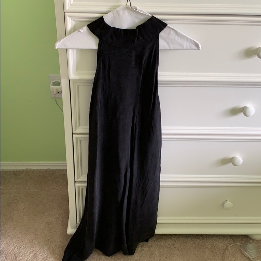 NWT High neck soft black dress.